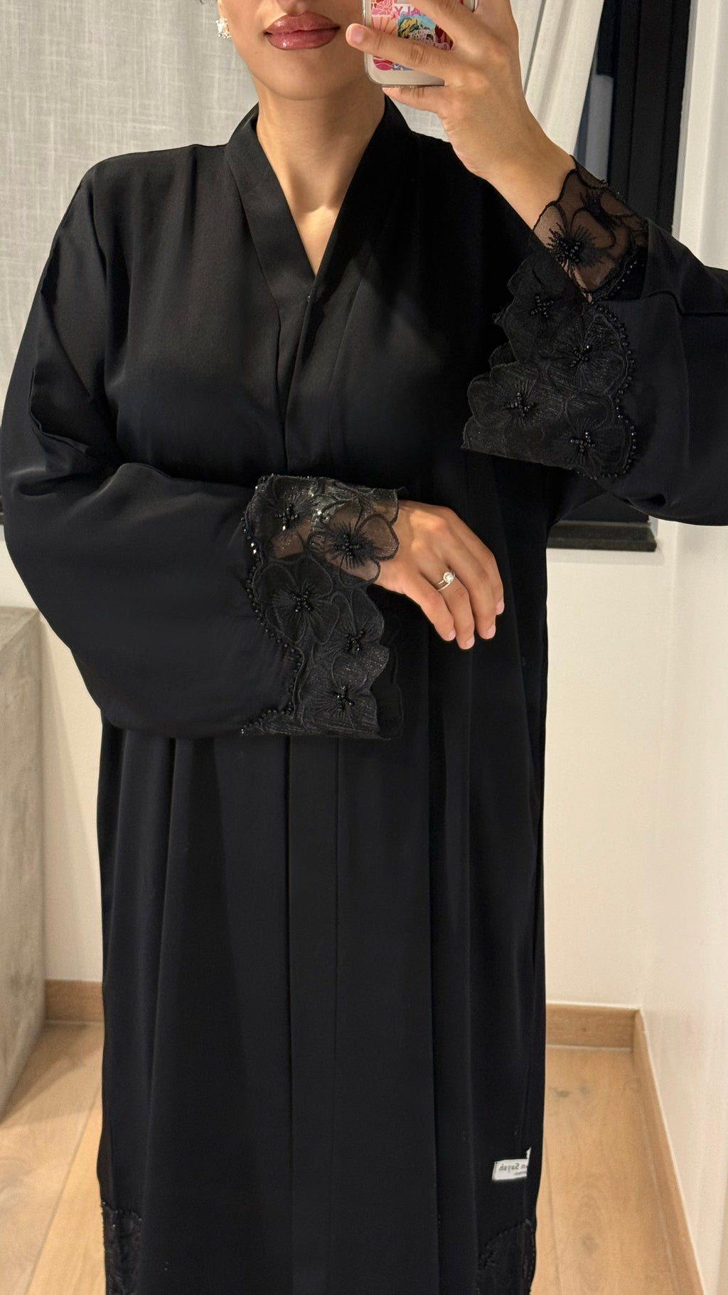Abaya Signature - Dentelle Noire