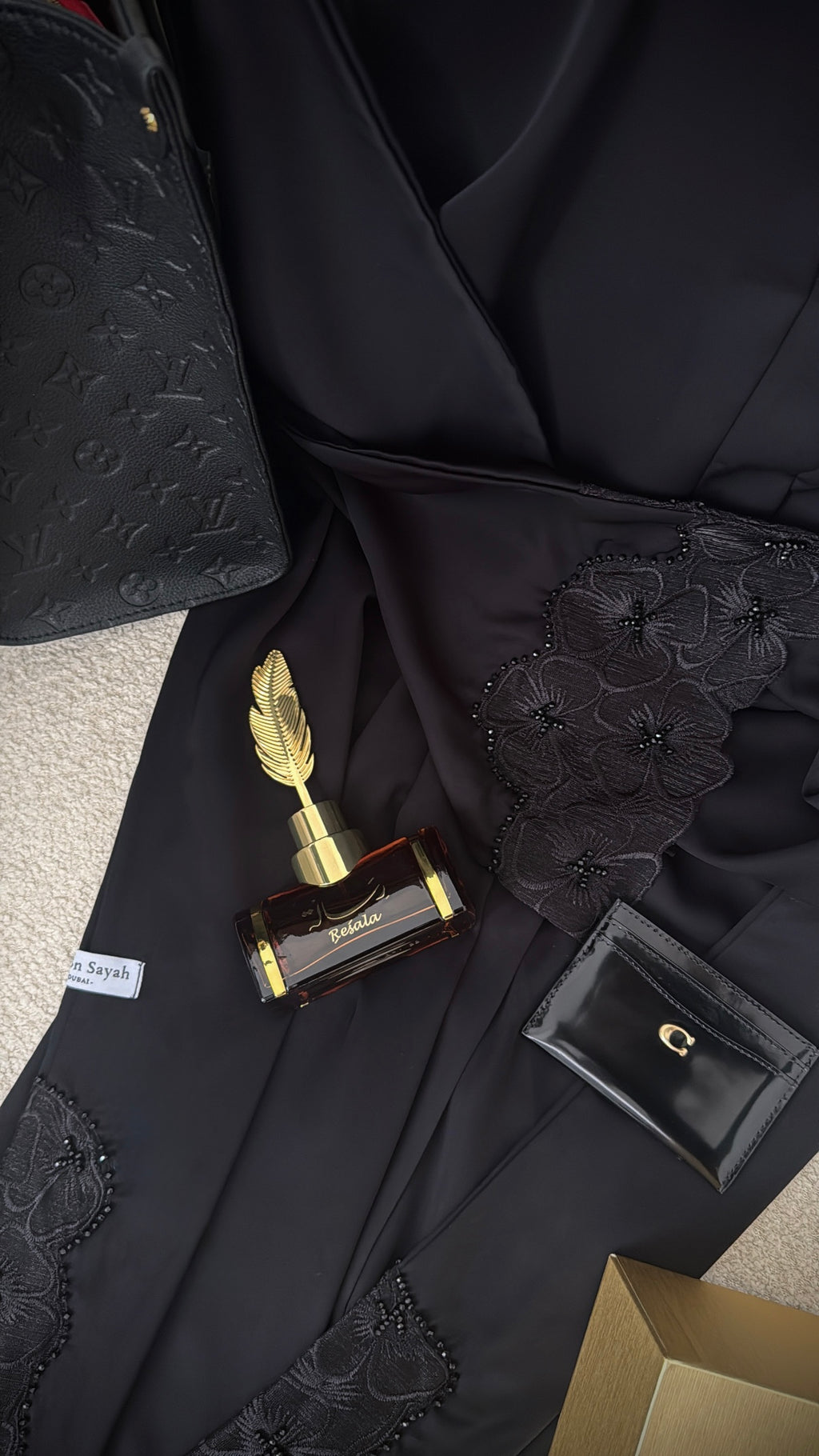 Abaya Signature - Dentelle Noire