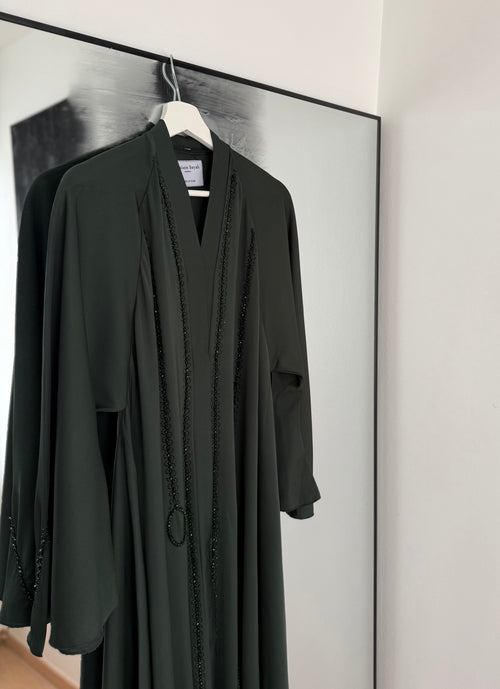 Abaya Emeraude Verte