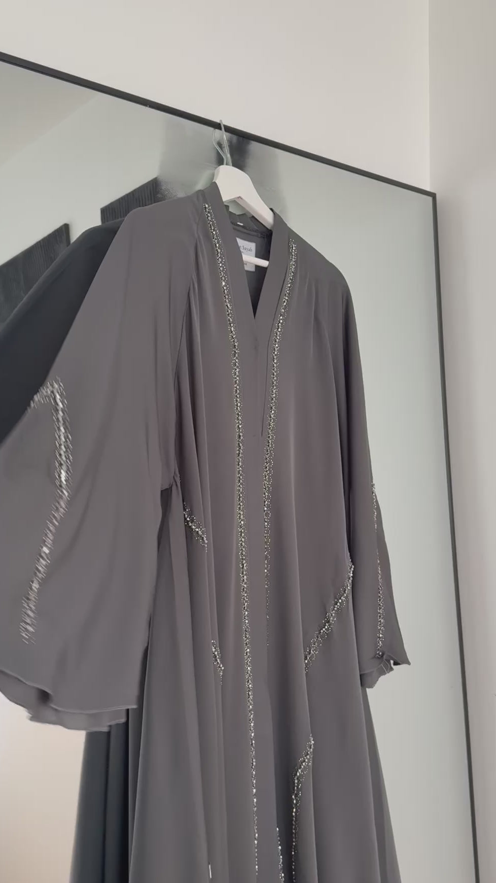 Abaya Perle Grise