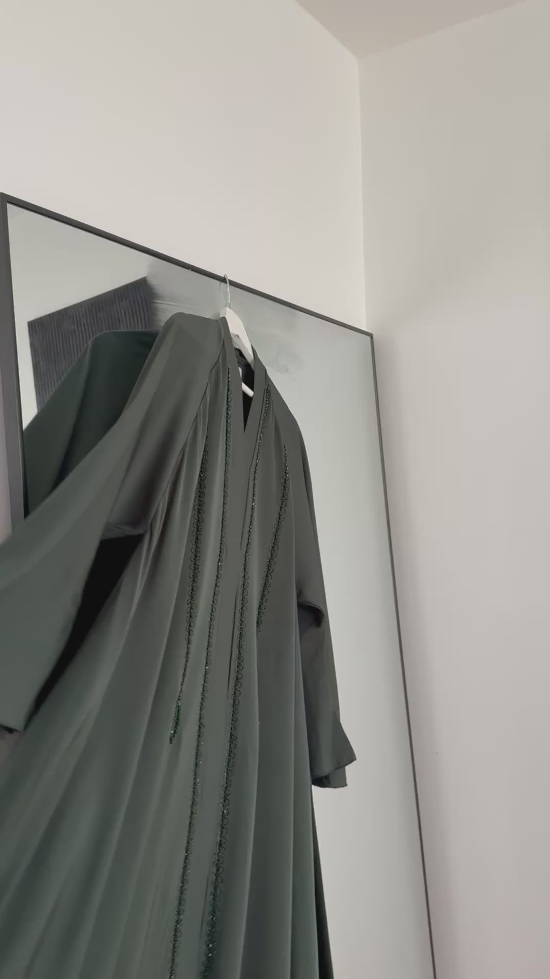 Abaya Emeraude Verte